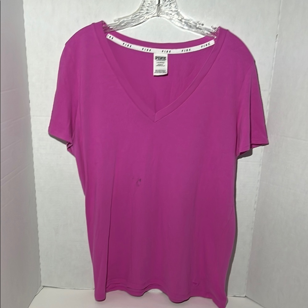 PINK Victoria's Secret Short Sleeve Pink T-Shirt